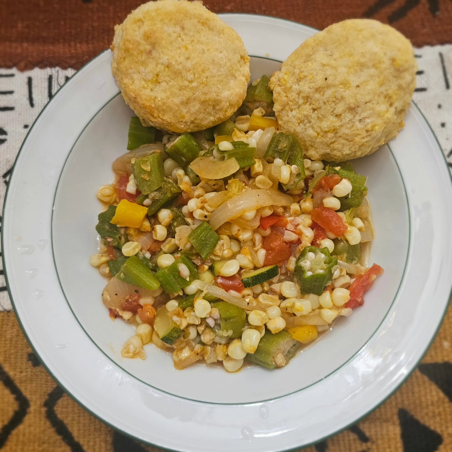 Succotash and Biscuits
